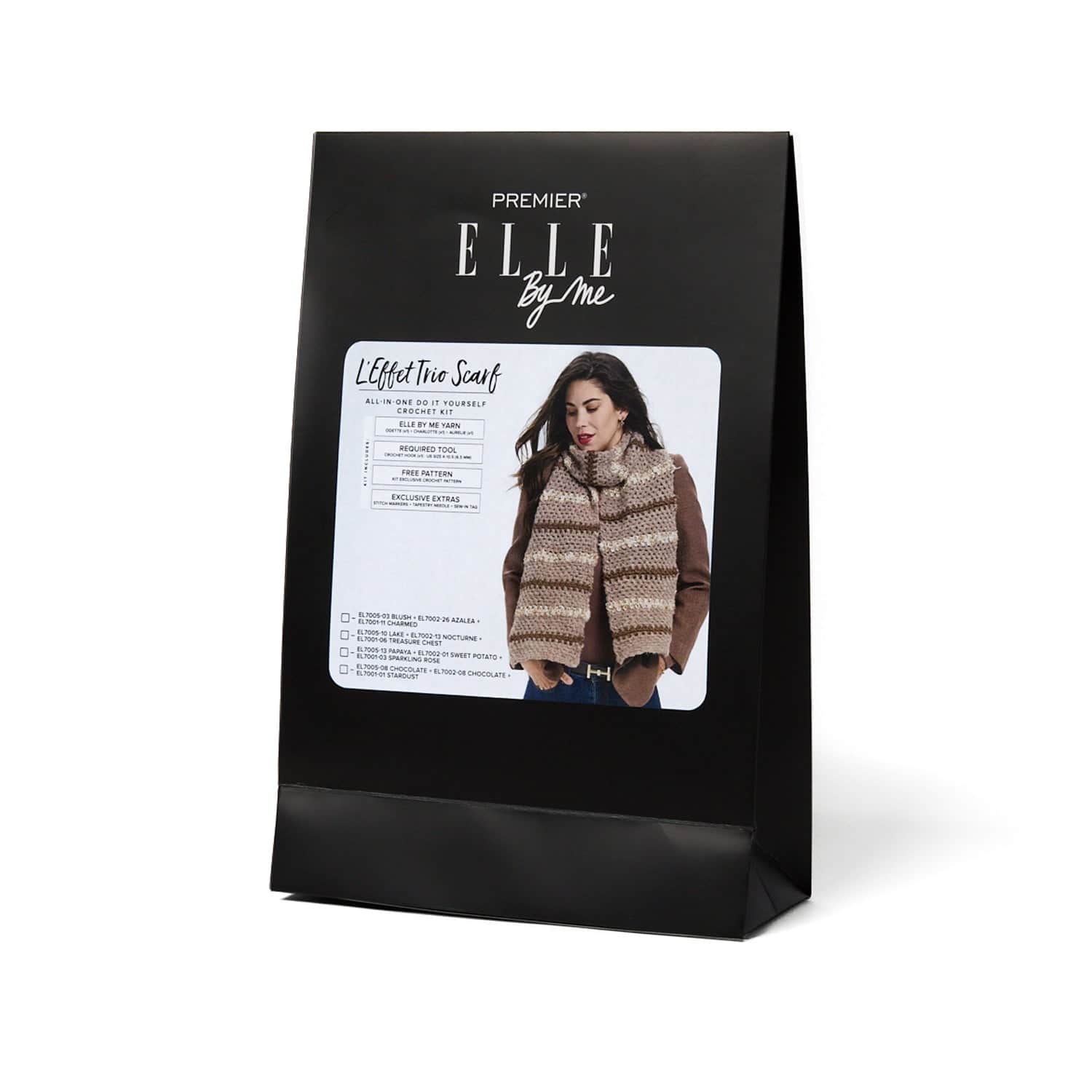 ELLE by Me L'Effet Trio Scarf Crochet Kit