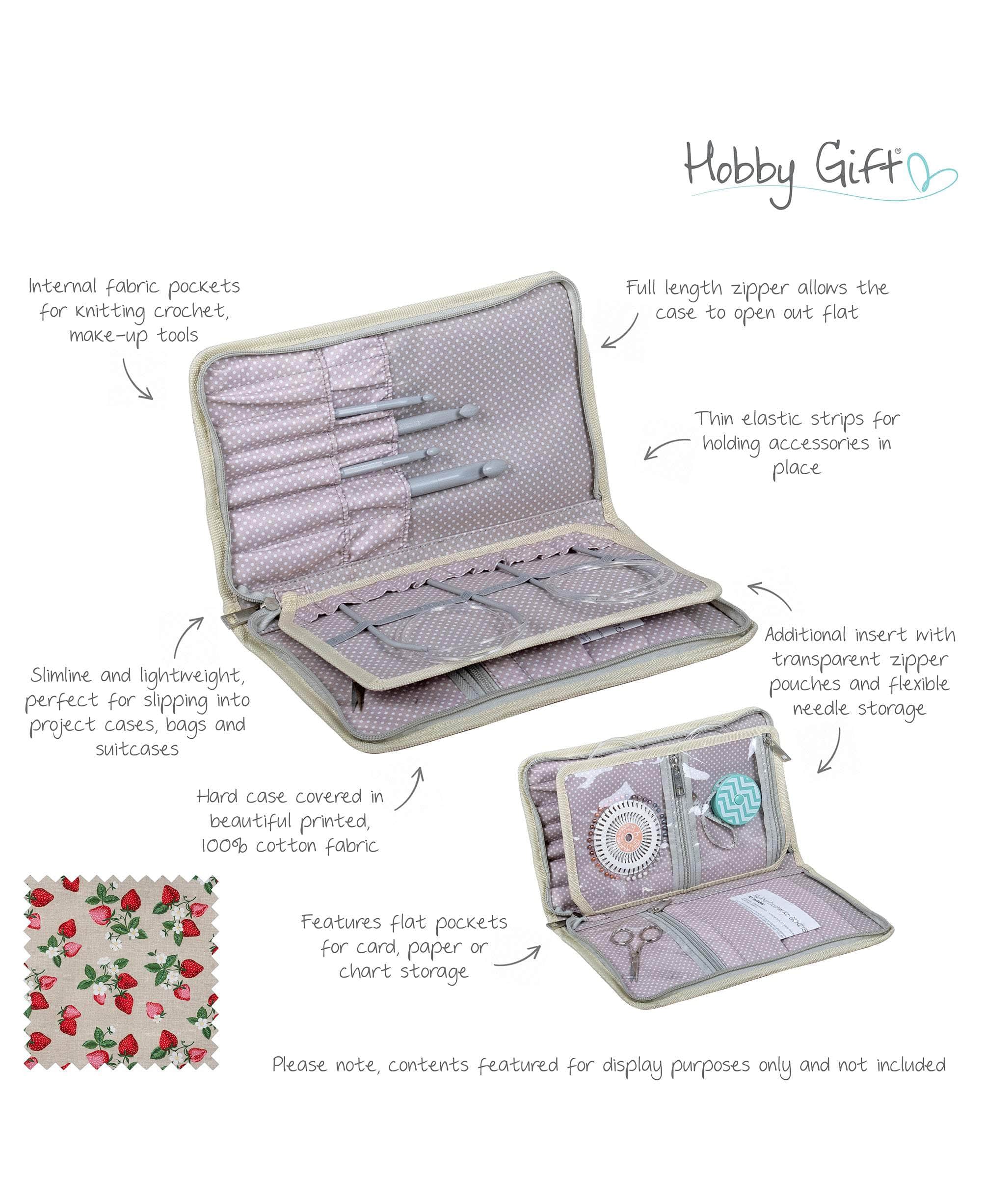 Strawberry Greenhouse Knitting Needle Case - Image 3