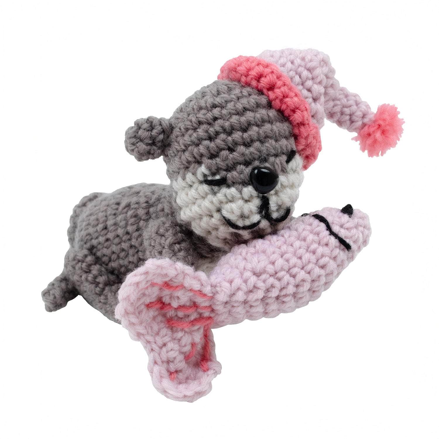 Crochet Kit - Otter and Fish - Image 2