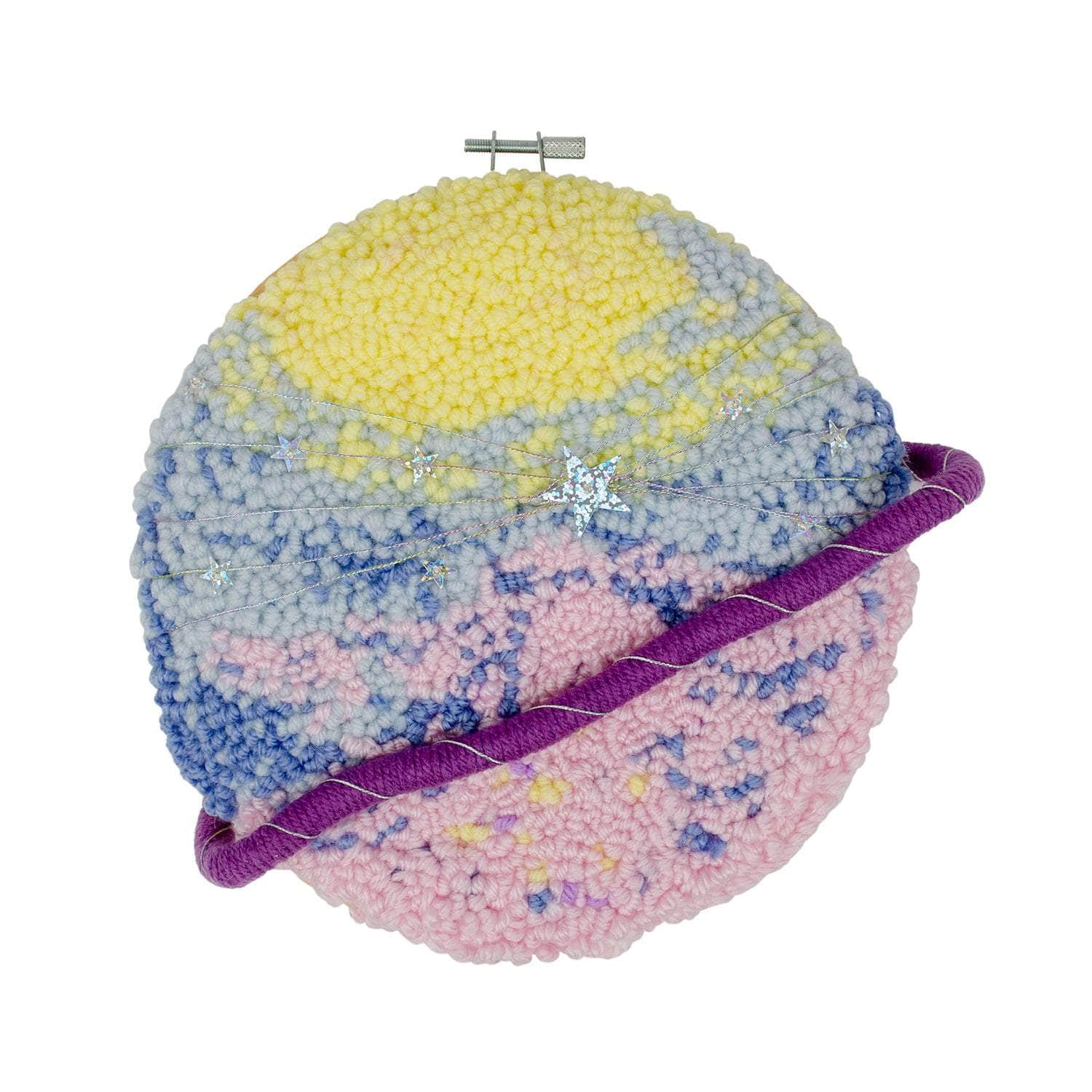 Punch Needle Kit 8" Hoop - Planets - Image 2